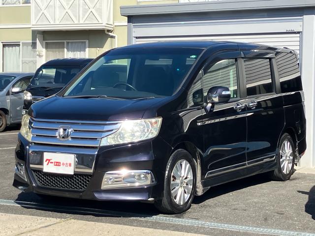 ステップワゴンスパーダ Ｚ　ＨＤＤナビエディション　両側電動スライドドア／ＥＴＣ／バックカメラ／ナビ・ＴＶ／ＣＤ・ＤＶＤ再生／ＨＩＤヘッドランプ／８人乗り／スマートキー２個／１６インチアルミホイール（2枚目）