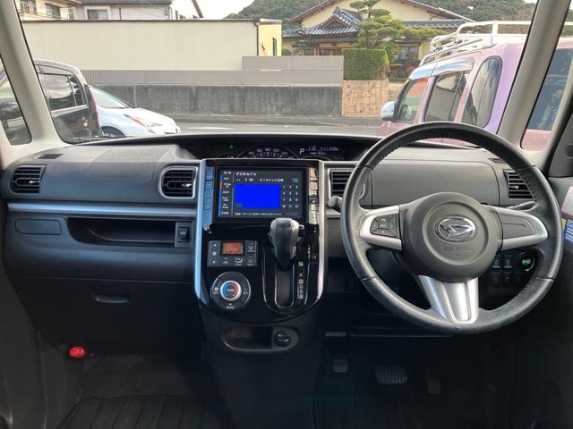 タント カスタムＲＳ　ＳＡ　ナビ・フルセグＴＶ／Ｂｌｕｅｔｏｏｔｈ接続／バックカメラ／ＣＤ・ＤＶＤ再生／両側電動スライドドア／ＵＳＢポート／プッシュスタート／スマートキー／オートエアコン／１５インチアルミホイール（2枚目）