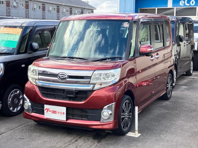 タント カスタムＲＳ　ＳＡ　ナビ・フルセグＴＶ／Ｂｌｕｅｔｏｏｔｈ接続／バックカメラ／ＣＤ・ＤＶＤ再生／両側電動スライドドア／ＵＳＢポート／プッシュスタート／スマートキー／オートエアコン／１５インチアルミホイール（4枚目）