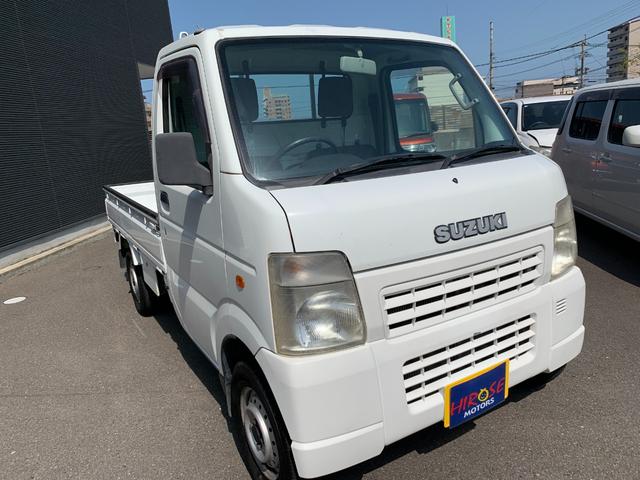 キャリイトラック 　４ＷＤ　ＡＴ　純正ラジオチューナー　ラバーマット　サイドバイザー　三方アオリプロテクター　鳥居プロテクター（9枚目）