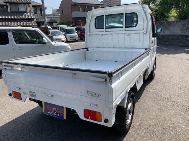 キャリイトラック 　４ＷＤ　ＡＴ　純正ラジオチューナー　ラバーマット　サイドバイザー　三方アオリプロテクター　鳥居プロテクター（10枚目）