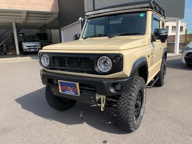 ジムニー XC ワンオーナー ショウワガレージスタイル ビルシュタサス3UP 9INナビ Bカメラ ETC 360Dレコ RAYSデイトナ225/75R16グッドリッチA/T Linksマフラー A-Xルーフラック(2枚目)