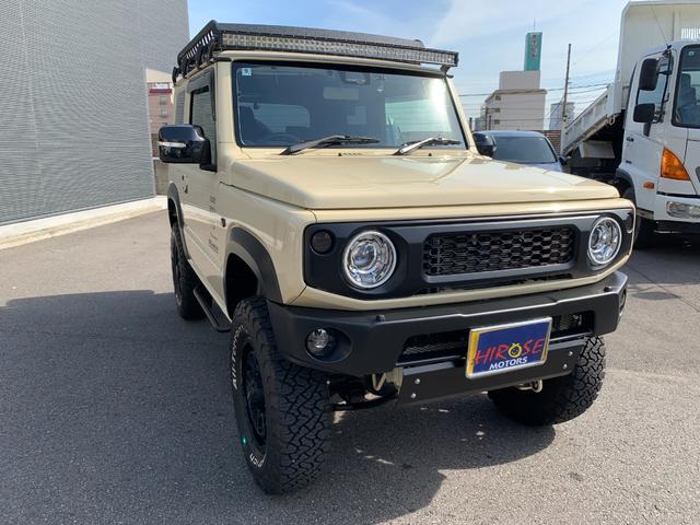 ジムニー XC ワンオーナー ショウワガレージスタイル ビルシュタサス3UP 9INナビ Bカメラ ETC 360Dレコ RAYSデイトナ225/75R16グッドリッチA/T Linksマフラー A-Xルーフラック(4枚目)