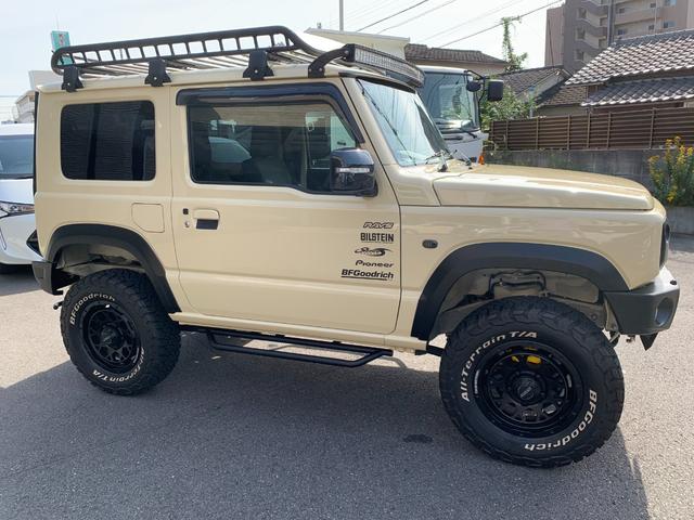 ジムニー XC ワンオーナー ショウワガレージスタイル ビルシュタサス3UP 9INナビ Bカメラ ETC 360Dレコ RAYSデイトナ225/75R16グッドリッチA/T Linksマフラー A-Xルーフラック(5枚目)