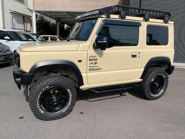 ジムニー XC ワンオーナー ショウワガレージスタイル ビルシュタサス3UP 9INナビ Bカメラ ETC 360Dレコ RAYSデイトナ225/75R16グッドリッチA/T Linksマフラー A-Xルーフラック(6枚目)