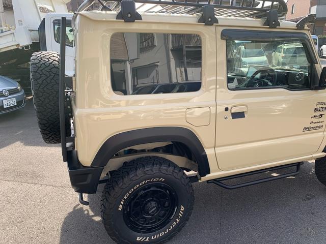 ジムニー XC ワンオーナー ショウワガレージスタイル ビルシュタサス3UP 9INナビ Bカメラ ETC 360Dレコ RAYSデイトナ225/75R16グッドリッチA/T Linksマフラー A-Xルーフラック(30枚目)