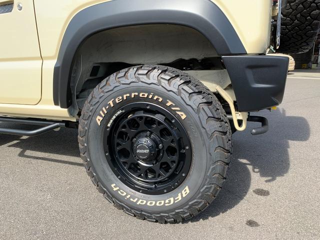 ジムニー XC ワンオーナー ショウワガレージスタイル ビルシュタサス3UP 9INナビ Bカメラ ETC 360Dレコ RAYSデイトナ225/75R16グッドリッチA/T Linksマフラー A-Xルーフラック(53枚目)
