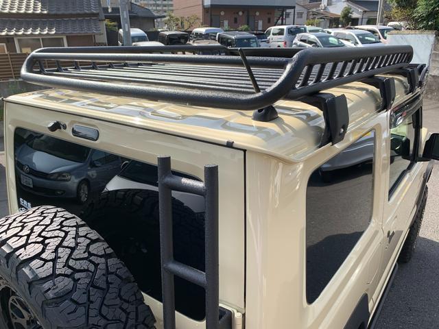 ジムニー XC ワンオーナー ショウワガレージスタイル ビルシュタサス3UP 9INナビ Bカメラ ETC 360Dレコ RAYSデイトナ225/75R16グッドリッチA/T Linksマフラー A-Xルーフラック(54枚目)