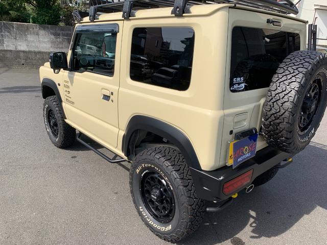 ジムニー XC ワンオーナー ショウワガレージスタイル ビルシュタサス3UP 9INナビ Bカメラ ETC 360Dレコ RAYSデイトナ225/75R16グッドリッチA/T Linksマフラー A-Xルーフラック(56枚目)