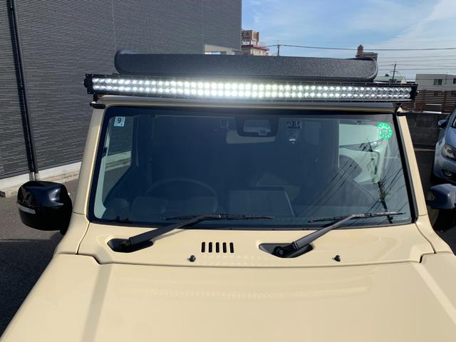 ジムニー XC ワンオーナー ショウワガレージスタイル ビルシュタサス3UP 9INナビ Bカメラ ETC 360Dレコ RAYSデイトナ225/75R16グッドリッチA/T Linksマフラー A-Xルーフラック(57枚目)