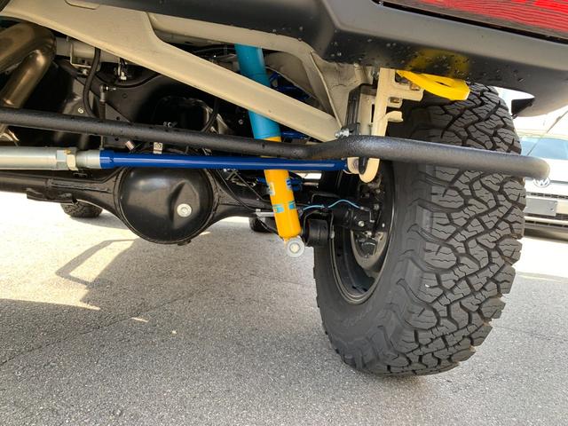 ジムニー XC ワンオーナー ショウワガレージスタイル ビルシュタサス3UP 9INナビ Bカメラ ETC 360Dレコ RAYSデイトナ225/75R16グッドリッチA/T Linksマフラー A-Xルーフラック(61枚目)