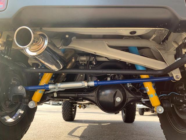 ジムニー XC ワンオーナー ショウワガレージスタイル ビルシュタサス3UP 9INナビ Bカメラ ETC 360Dレコ RAYSデイトナ225/75R16グッドリッチA/T Linksマフラー A-Xルーフラック(62枚目)