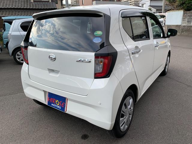 ミライース Ｘ　ＳＡＩＩＩ　ワンオーナー　純正ＣＤチューナー　前後ドラレコ　ＬＥＤヘッドライト　ラバーマット　サイドバイザー　アイドリングストップ　電動格納ミラー（13枚目）