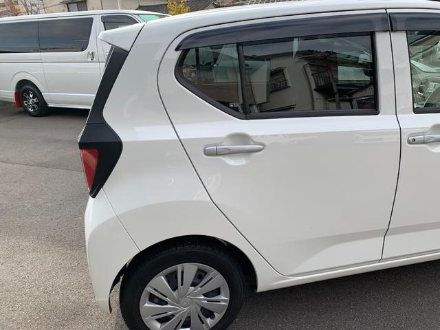 ミライース Ｘ　ＳＡＩＩＩ　ワンオーナー　純正ＣＤチューナー　前後ドラレコ　ＬＥＤヘッドライト　ラバーマット　サイドバイザー　アイドリングストップ　電動格納ミラー（23枚目）