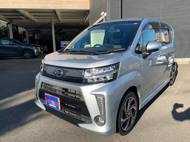 ムーヴ カスタム　ＲＳ　ハイパーリミテッドＳＡＩＩＩ　ワンオーナー　ターボ　フルセグナビ　ドラレコ　ＥＴＣ　パノラマモニター　運転席シートヒーター　フロアマット　サイドバイザー　ステアリングスイッチ　本革ステアリング　ハーフレザー（13枚目）