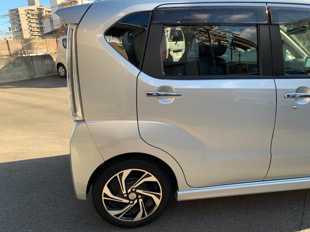 ムーヴ カスタム　ＲＳ　ハイパーリミテッドＳＡＩＩＩ　ワンオーナー　ターボ　フルセグナビ　ドラレコ　ＥＴＣ　パノラマモニター　運転席シートヒーター　フロアマット　サイドバイザー　ステアリングスイッチ　本革ステアリング　ハーフレザー（30枚目）