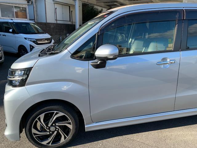 ムーヴ カスタム　ＲＳ　ハイパーリミテッドＳＡＩＩＩ　ワンオーナー　ターボ　フルセグナビ　ドラレコ　ＥＴＣ　パノラマモニター　運転席シートヒーター　フロアマット　サイドバイザー　ステアリングスイッチ　本革ステアリング　ハーフレザー（31枚目）