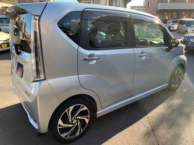 ムーヴ カスタム　ＲＳ　ハイパーリミテッドＳＡＩＩＩ　ワンオーナー　ターボ　フルセグナビ　ドラレコ　ＥＴＣ　パノラマモニター　運転席シートヒーター　フロアマット　サイドバイザー　ステアリングスイッチ　本革ステアリング　ハーフレザー（36枚目）