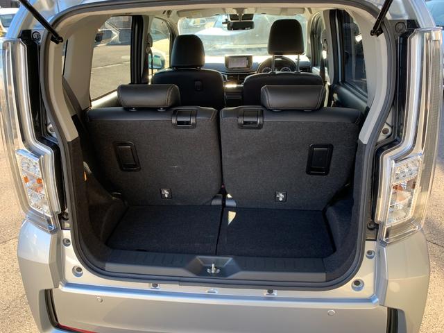 ムーヴ カスタム　ＲＳ　ハイパーリミテッドＳＡＩＩＩ　ワンオーナー　ターボ　フルセグナビ　ドラレコ　ＥＴＣ　パノラマモニター　運転席シートヒーター　フロアマット　サイドバイザー　ステアリングスイッチ　本革ステアリング　ハーフレザー（38枚目）