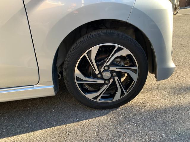 ムーヴ カスタム　ＲＳ　ハイパーリミテッドＳＡＩＩＩ　ワンオーナー　ターボ　フルセグナビ　ドラレコ　ＥＴＣ　パノラマモニター　運転席シートヒーター　フロアマット　サイドバイザー　ステアリングスイッチ　本革ステアリング　ハーフレザー（40枚目）