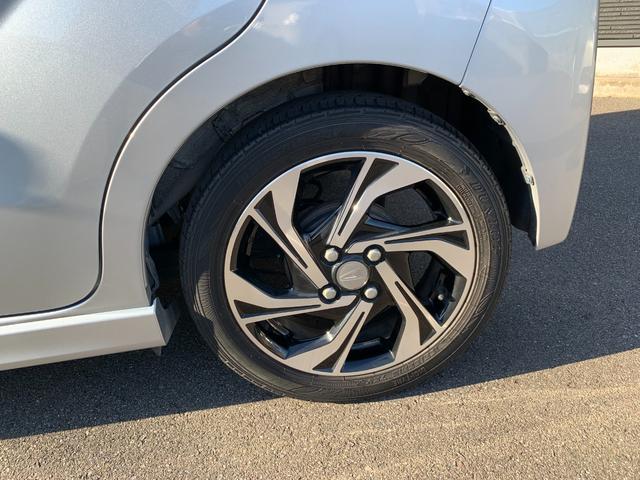 ムーヴ カスタム　ＲＳ　ハイパーリミテッドＳＡＩＩＩ　ワンオーナー　ターボ　フルセグナビ　ドラレコ　ＥＴＣ　パノラマモニター　運転席シートヒーター　フロアマット　サイドバイザー　ステアリングスイッチ　本革ステアリング　ハーフレザー（43枚目）