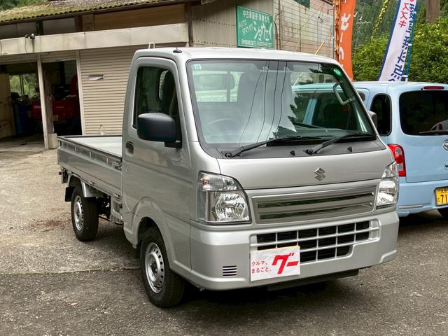 キャリイトラック ＫＣエアコン・パワステ　パートタイム４ＷＤ　オートマチック　デュアルカメラブレーキサポート　車線逸脱警報機能　クリアランスソナー　アイドリングストップ　パワーウインドウ　キーレス（3枚目）