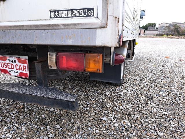 アトラストラック 　トラックアルミバン　デーイゼル　最大積載量１３００ｋｇ　後輪ダブル　パワーウィンドウ　運転席エアバック　エアコン　パワステ（9枚目）