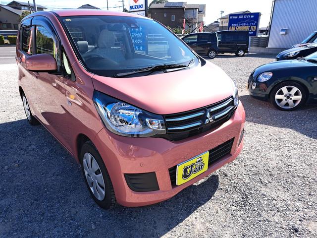 eKワゴン M e-アシスト 衝突被害軽減システム キーレスエントリー アイドリングストップ 電動格納ミラー シートヒーター ベンチシート CVT ABS ESC CD ミュージックプレイヤー接続可 エアコン 走行7494キロ(13枚目)