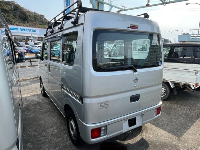 ＮＶ１００クリッパーバン ＤＸ　ナビテレビ　ＥＴＣ　ルーフキャリア　エアコン　パワステ　運転席助手席エアバック　両側スライドドア　積載量３５０ｋｇ（5枚目）
