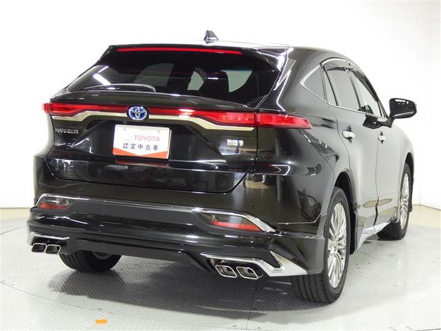 ハリアーハイブリッド Ｚ　レザーパッケージ　革シート　サンルーフ　フルセグ　メモリーナビ　ミュージックプレイヤー接続可　バックカメラ　衝突被害軽減システム　ＥＴＣ　ドラレコ　ＬＥＤヘッドランプ　ワンオーナー　フルエアロ　盗難防止装置　電動シート（3枚目）