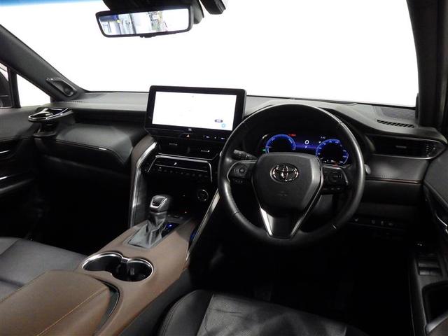 ハリアーハイブリッド Ｚ　レザーパッケージ　革シート　サンルーフ　フルセグ　メモリーナビ　ミュージックプレイヤー接続可　バックカメラ　衝突被害軽減システム　ＥＴＣ　ドラレコ　ＬＥＤヘッドランプ　ワンオーナー　フルエアロ　盗難防止装置　電動シート（5枚目）