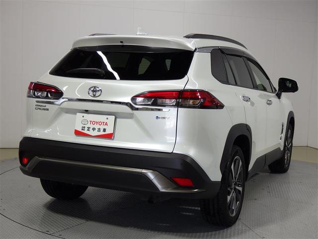 カローラクロス ハイブリッド Z サンルーフ フルセグ メモリーナビ ミュージックプレイヤー接続可 バックカメラ 衝突被害軽減システム ETC ドラレコ LEDヘッドランプ ワンオーナー 盗難防止装置 アルミホイール 電動シート(3枚目)