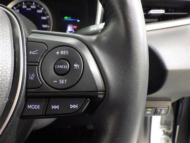 カローラツーリング ハイブリッド S フルセグ メモリーナビ DVD再生 ミュージックプレイヤー接続可 バックカメラ 衝突被害軽減システム ETC LEDヘッドランプ ワンオーナー 盗難防止装置 アルミホイール CD スマートキー(18枚目)