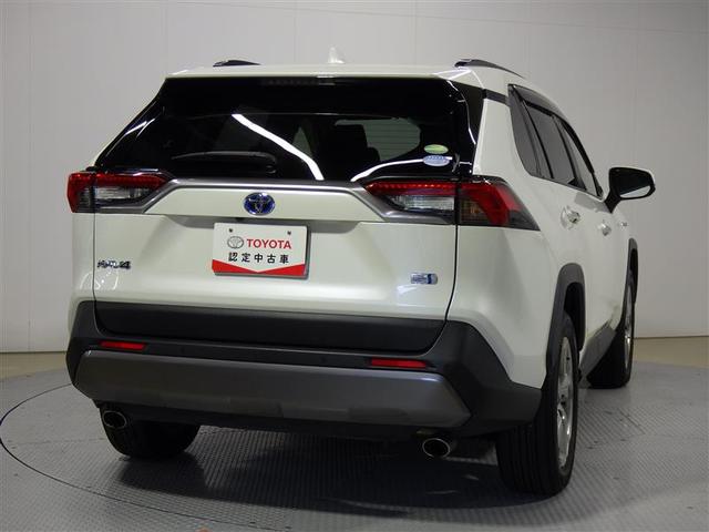 RAV4 ハイブリッドG 4WD フルセグ メモリーナビ DVD再生 バックカメラ 衝突被害軽減システム ETC LEDヘッドランプ ワンオーナー 盗難防止装置 アルミホイール CD 電動シート スマートキー フル装備(3枚目)