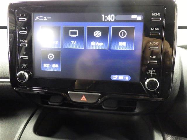 ヤリスクロス ハイブリッドＧ　フルセグ　ＤＶＤ再生　ミュージックプレイヤー接続可　バックカメラ　衝突被害軽減システム　ＥＴＣ　ワンオーナー　盗難防止装置　アルミホイール　ＣＤ　スマートキー　オートクルーズコントロール　フル装備（10枚目）