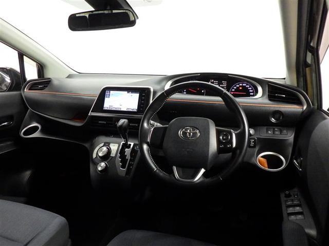 シエンタ G フルセグ メモリーナビ DVD再生 衝突被害軽減システム ETC 両側電動スライド ウオークスルー 乗車定員7人 3列シート アイドリングストップ 盗難防止装置 CD スマートキー フル装備(4枚目)