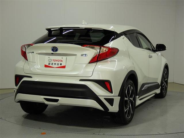 Ｃ－ＨＲ Ｇ　フルセグ　メモリーナビ　ＤＶＤ再生　バックカメラ　衝突被害軽減システム　ＥＴＣ　フルエアロ　盗難防止装置　アルミホイール　ＣＤ　スマートキー　オートクルーズコントロール　ハーフレザー　フル装備（3枚目）