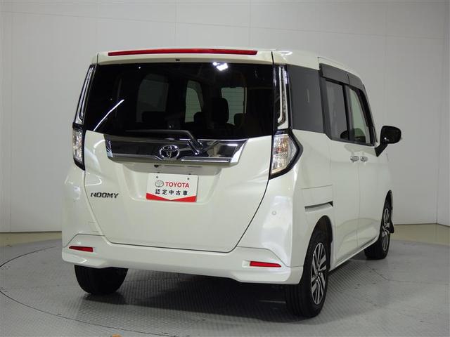 ルーミー カスタムＧ　フルセグ　メモリーナビ　ＤＶＤ再生　バックカメラ　衝突被害軽減システム　ＥＴＣ　両側電動スライド　ＬＥＤヘッドランプ　ウオークスルー　ワンオーナー　アイドリングストップ　盗難防止装置　アルミホイール（3枚目）