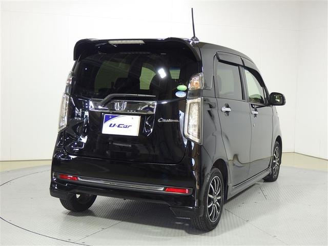 Ｎ－ＷＧＮカスタム Ｇ・ターボパッケージ　フルセグ　メモリーナビ　ＤＶＤ再生　バックカメラ　衝突被害軽減システム　ＥＴＣ　ＨＩＤヘッドライト　フルエアロ　盗難防止装置　アルミホイール　ベンチシート　ＣＤ　スマートキー　フル装備　エアバッグ（3枚目）