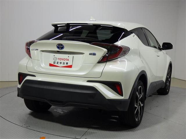 C-HR G フルセグ メモリーナビ DVD再生 バックカメラ 衝突被害軽減システム LEDヘッドランプ ワンオーナー 盗難防止装置 アルミホイール CD スマートキー オートクルーズコントロール ハーフレザー(3枚目)