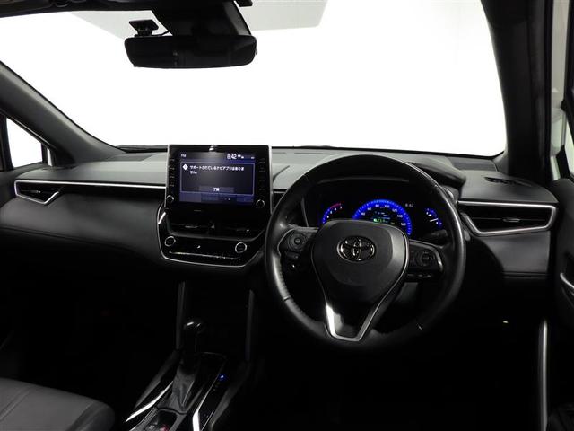 カローラクロス ハイブリッド　Ｚ　フルセグ　ＤＶＤ再生　ミュージックプレイヤー接続可　バックカメラ　衝突被害軽減システム　ＥＴＣ　ドラレコ　ＬＥＤヘッドランプ　ワンオーナー　盗難防止装置　アルミホイール　ＣＤ　電動シート　スマートキー（5枚目）