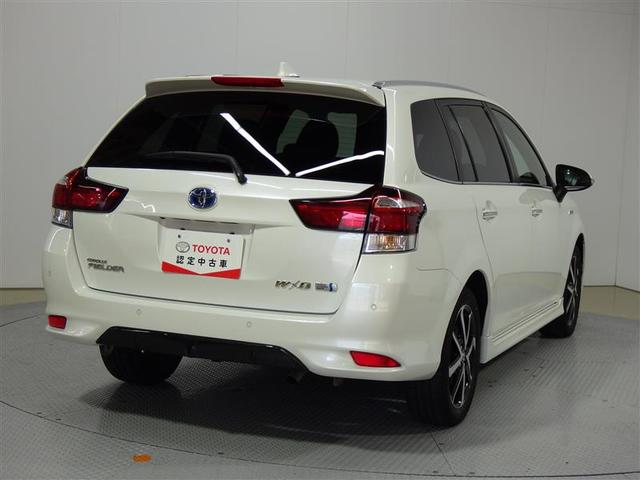 カローラフィールダー ハイブリッドＧ　ダブルバイビー　フルセグ　メモリーナビ　ＤＶＤ再生　バックカメラ　衝突被害軽減システム　ＥＴＣ　ＬＥＤヘッドランプ　盗難防止装置　アルミホイール　ＣＤ　スマートキー　オートクルーズコントロール　フル装備　エアバッグ（3枚目）