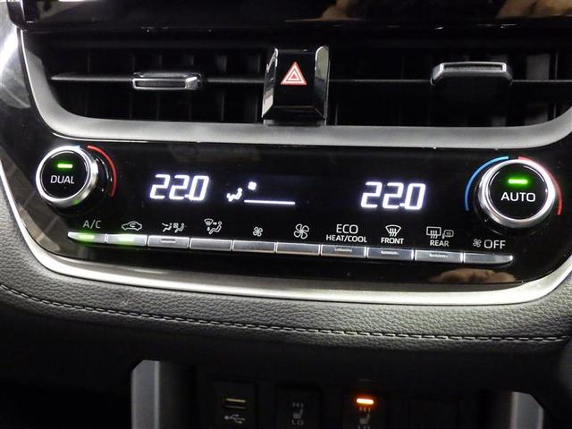 カローラクロス ハイブリッド Z ミュージックプレイヤー接続可 バックカメラ 衝突被害軽減システム ETC ドラレコ LEDヘッドランプ ワンオーナー フルエアロ 盗難防止装置 アルミホイール 電動シート スマートキー ハーフレザー(12枚目)