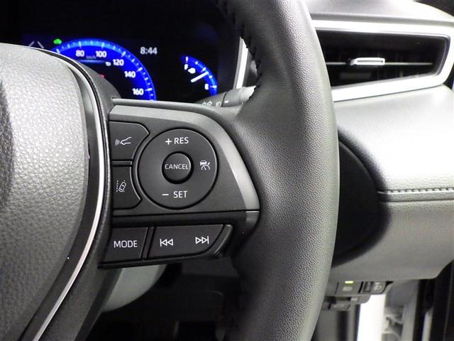 カローラクロス ハイブリッド Z ミュージックプレイヤー接続可 バックカメラ 衝突被害軽減システム ETC ドラレコ LEDヘッドランプ ワンオーナー フルエアロ 盗難防止装置 アルミホイール 電動シート スマートキー ハーフレザー(18枚目)