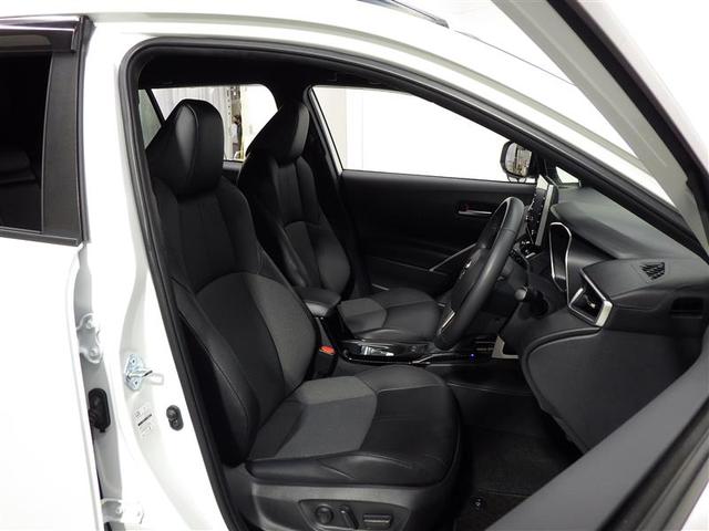 カローラクロス ハイブリッド Z ミュージックプレイヤー接続可 バックカメラ 衝突被害軽減システム ETC ドラレコ LEDヘッドランプ ワンオーナー フルエアロ 盗難防止装置 アルミホイール 電動シート スマートキー ハーフレザー(24枚目)