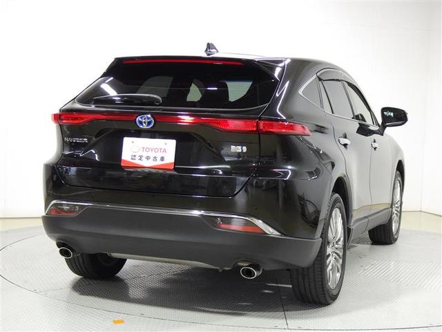 ハリアーハイブリッド Ｚ　レザーパッケージ　革シート　フルセグ　メモリーナビ　ミュージックプレイヤー接続可　バックカメラ　衝突被害軽減システム　ＥＴＣ　ドラレコ　ＬＥＤヘッドランプ　盗難防止装置　アルミホイール　電動シート　スマートキー（3枚目）