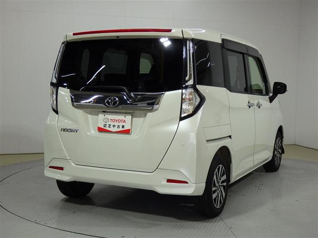 ルーミー カスタムG フルセグ ミュージックプレイヤー接続可 バックカメラ 衝突被害軽減システム ETC 両側電動スライド LEDヘッドランプ ウオークスルー ワンオーナー アイドリングストップ 盗難防止装置 スマートキー(3枚目)