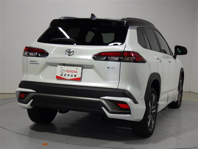 カローラクロス ハイブリッド　Ｚ　フルセグ　メモリーナビ　ミュージックプレイヤー接続可　バックカメラ　衝突被害軽減システム　ＥＴＣ　ドラレコ　ＬＥＤヘッドランプ　ワンオーナー　フルエアロ　盗難防止装置　アルミホイール　電動シート（3枚目）