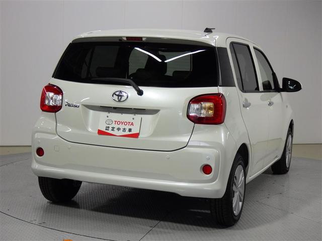 パッソ Ｘ　Ｌパッケージ　ワンセグ　メモリーナビ　バックカメラ　衝突被害軽減システム　ＬＥＤヘッドランプ　アイドリングストップ　盗難防止装置　ベンチシート　ＣＤ　スマートキー　フル装備　エアバッグ　横滑り防止機能（3枚目）