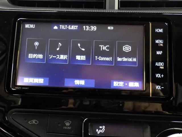 アクア Ｓスタイルブラック　フルセグ　メモリーナビ　ＤＶＤ再生　バックカメラ　衝突被害軽減システム　ＥＴＣ　ワンオーナー　盗難防止装置　ＣＤ　スマートキー　フル装備　エアバッグ　横滑り防止機能　ハイブリッド（10枚目）